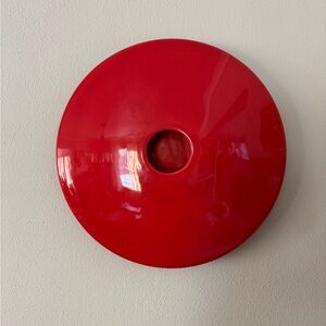Global Views Red wall hanging disc